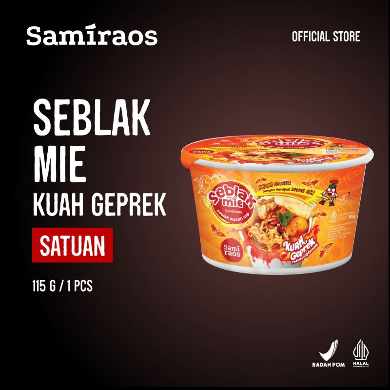 

makanan seblak mie kuah geprek 120 pedas