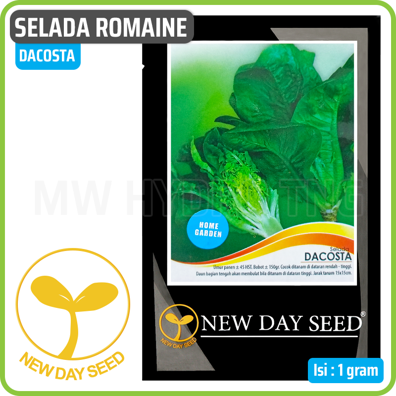 Benih New Day Seed Selada Romaine Dacosta