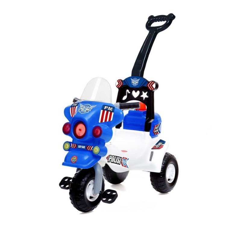 SHP SCP 640 MAINAN ANAK MOTOR MOTORAN POLISI SEPEDA ANAK POLISI MAINAN SEPEDA MOTOR