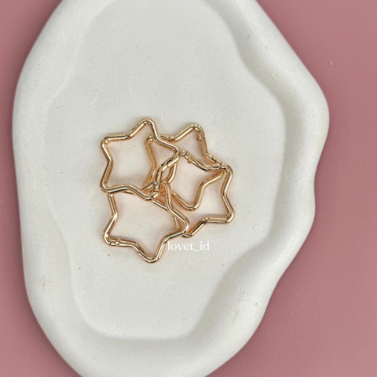STAR HOOK GOLD 4CM -  PENGAIT GANTUGAN TAS HP