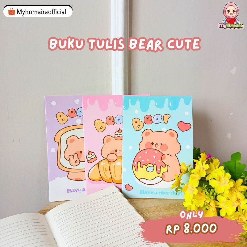 

[TENGGARONG] BUKU TULIS BEAR CUTE