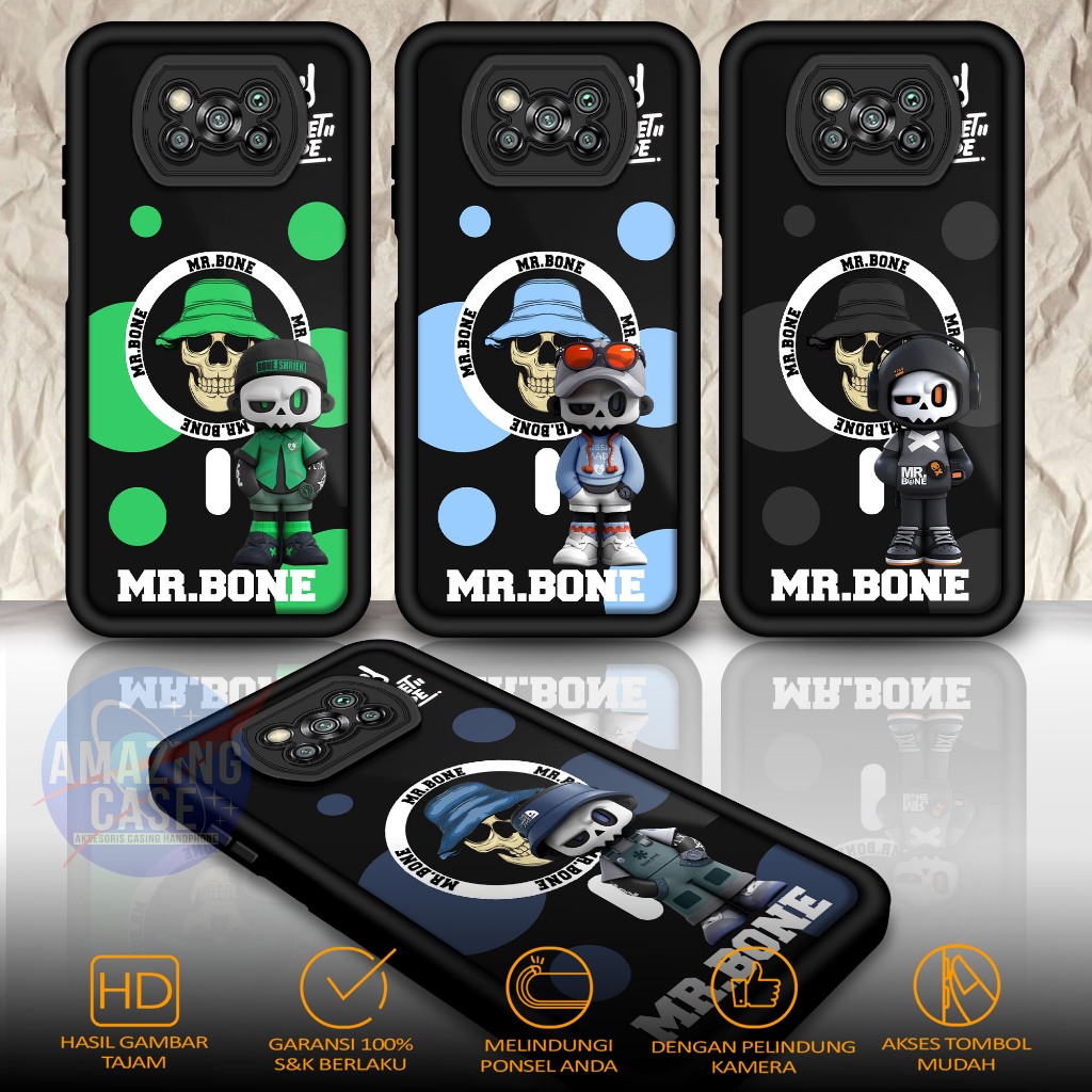 Case Premium Compatible For POCO X3  X3 NFC X3 PRO  Motif MRBN Casing Softcase Glossy Anti Jamur