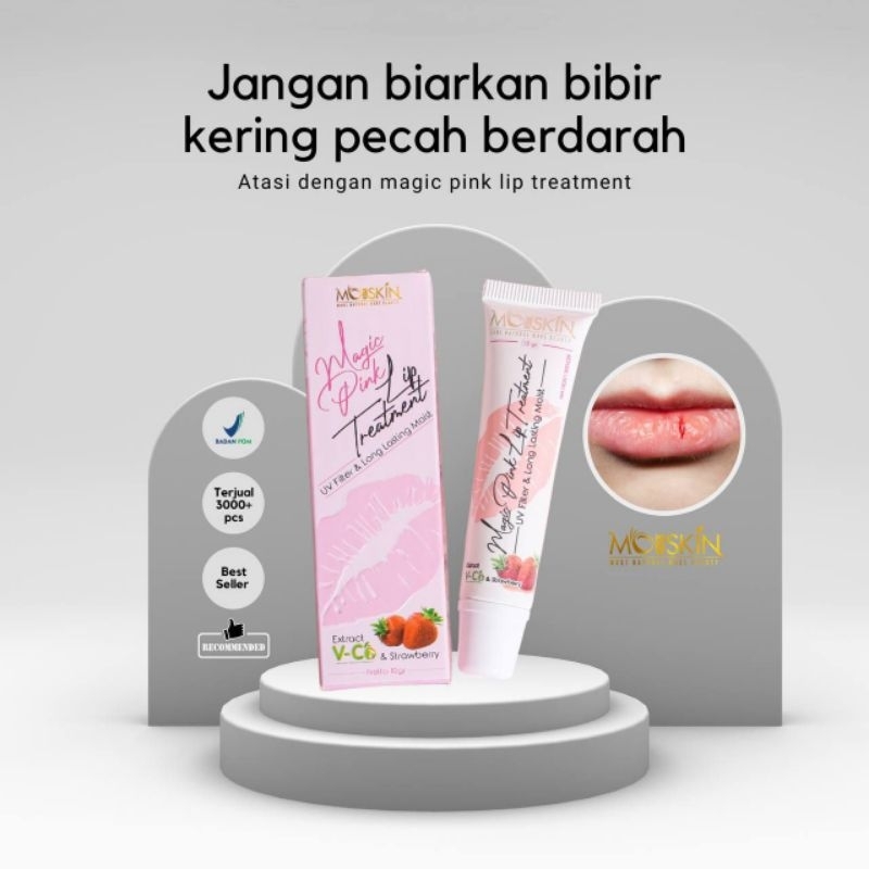 ❤TSABITACOLL❤ Magic Pink Lip Treatment Moraskin / Magic Pink Lip Moraskin / MORASKIN OFFICIAL / MORA