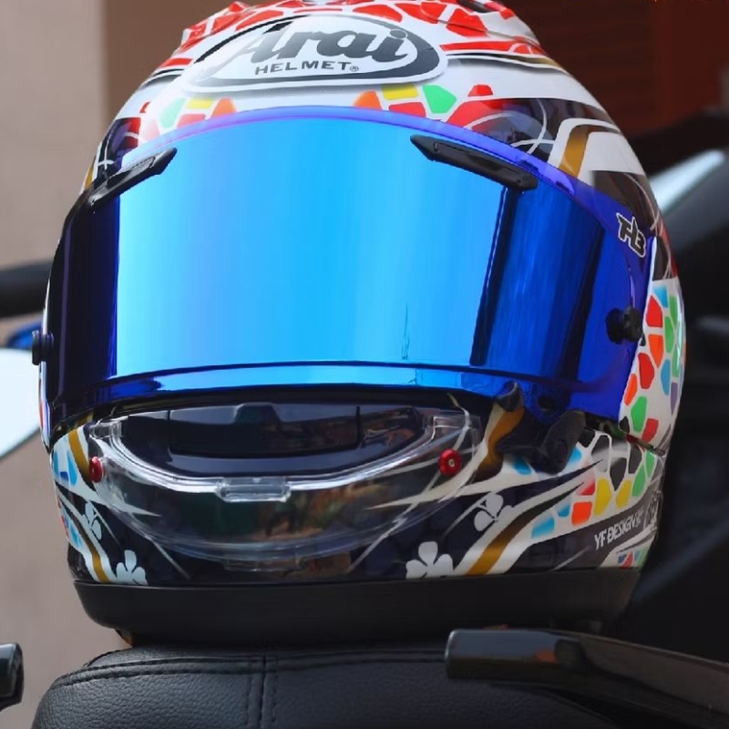 R2moto Spoiler Moutvent Arai RX7X ,RR5 , Astro , Quantum J, warna SMOKE