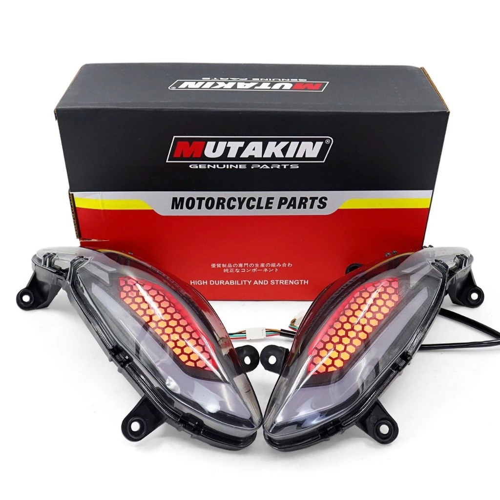MUTAKIN Lampu Alis 7 Warna Lampu RGB Motor Lampu Senja Jupiter Z1 Pilot Light Jupiter 115cc 2011-202