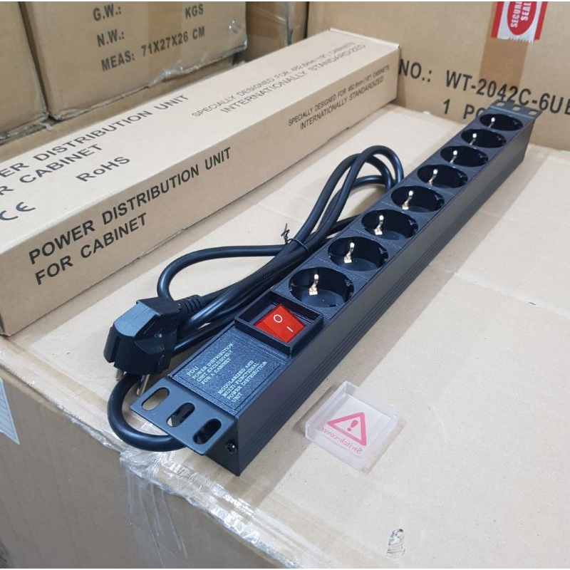 PDU rack server 8 lubang