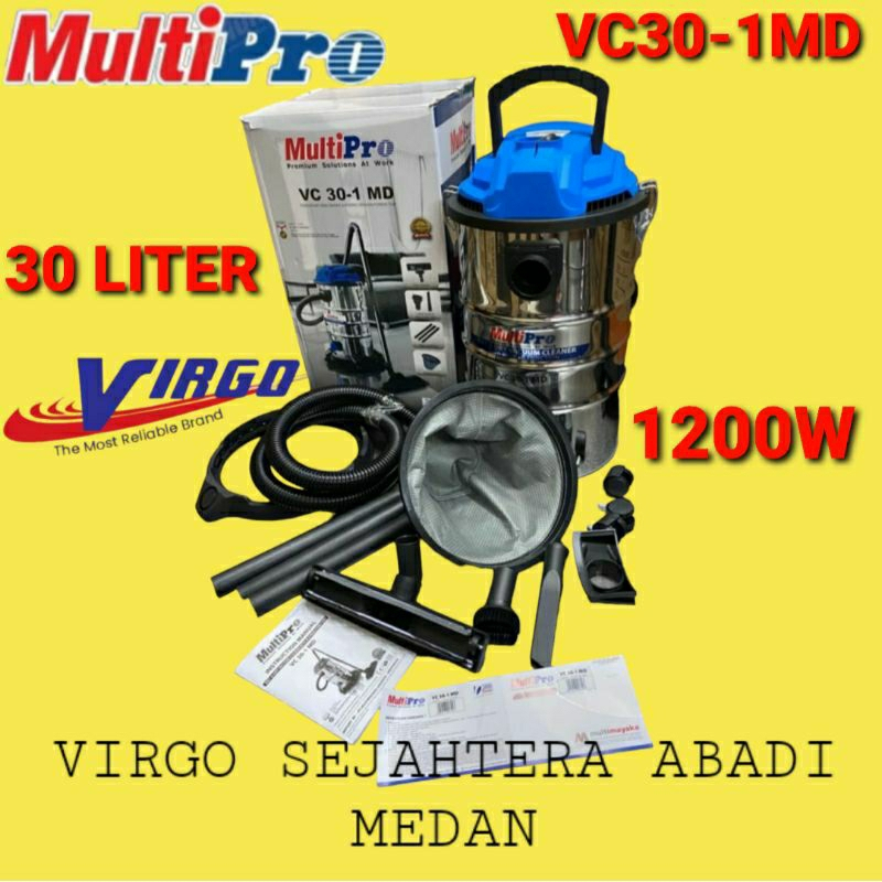 MULTIPRO VC 30-1 VACUM VACUUM VACCUM CLEANER ALAT MESIN PENYEDOT DEBU 30 LITER 30L 30 L BASAH / KERI