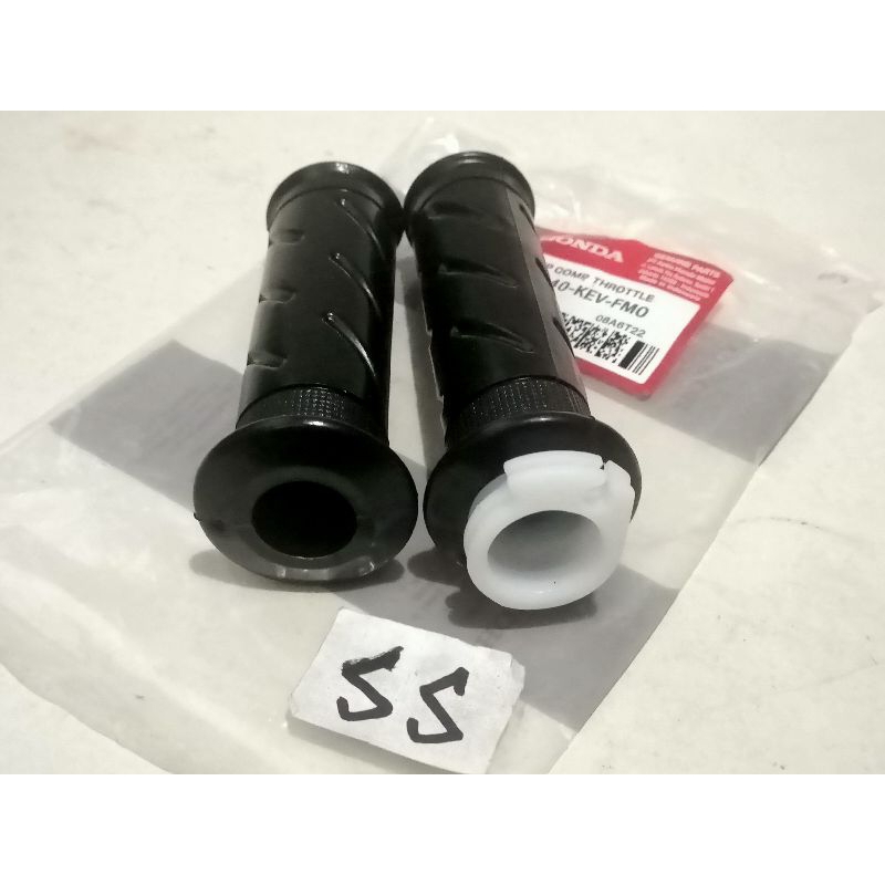 HANDGRIP GAS KARET STANG SELONGSONG GAS HONDA SUPRA X LAMA SUPRA FIT OLD REVO KODE KEV