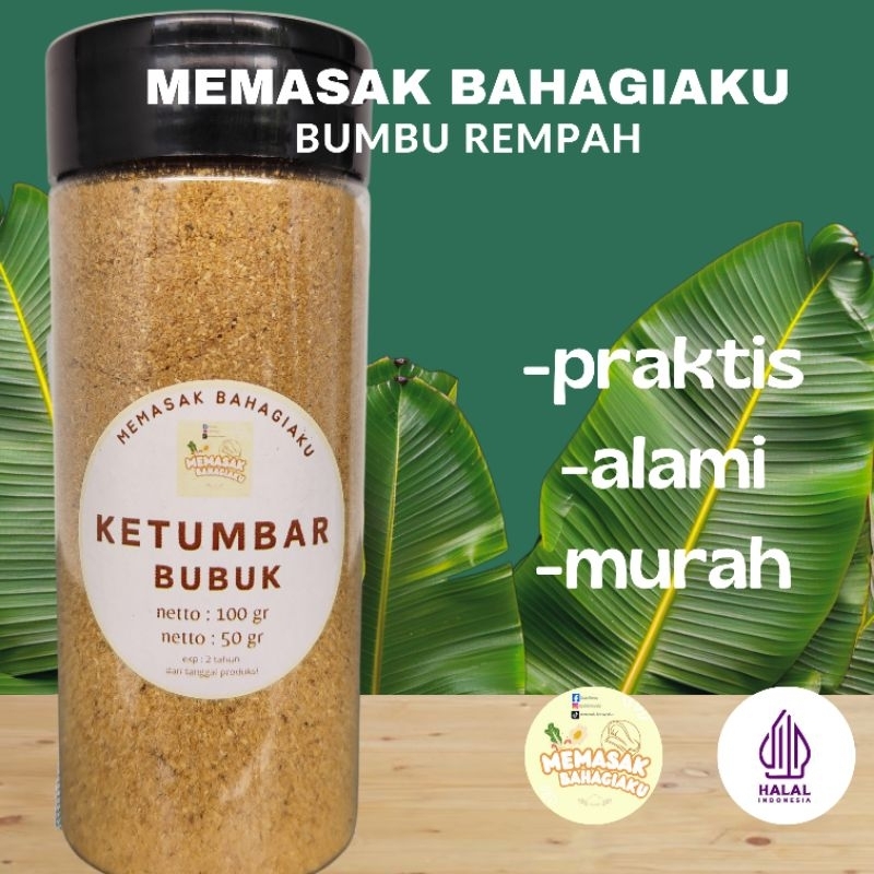 

ketumbar bubuk kemasan botol 140 ml /ketumbar bubuk murni tanpa campuran/bumbu dapur / bumbu rempah / rempah bubuk/ bumbu masak / ketumbar bubuk murni