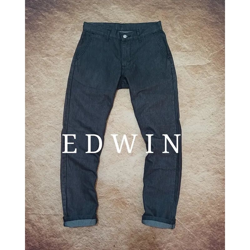 Jeans pria keren EDWIN bahan tebal second preloved