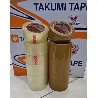 

Lakban Bening Rol Lebar Perekat Kuat Ukuran 45mm x 100yard