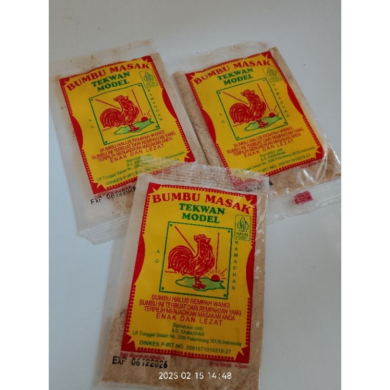 

bumbu tekwan model cap Ayam