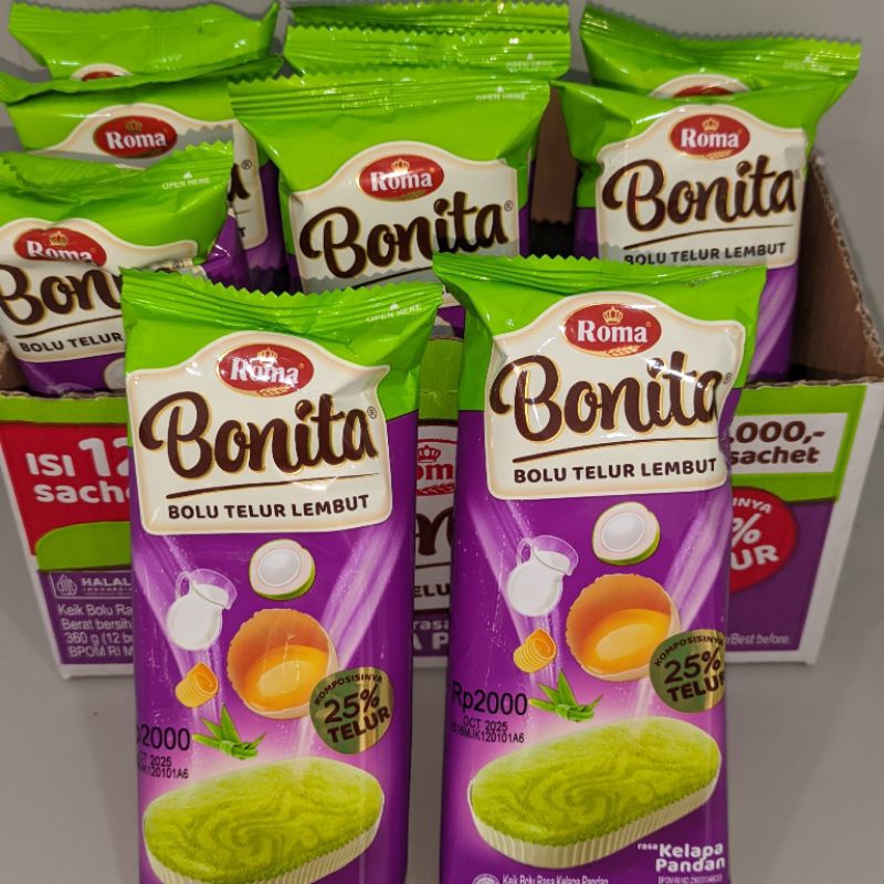 

Roma Bonita Sachet Bolu Telur Lembut