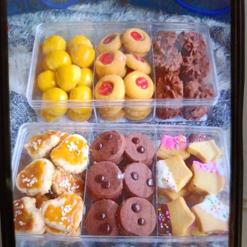 

kue kering kue lebaran idul Fitri 600gr 1 toples isi 3 varian