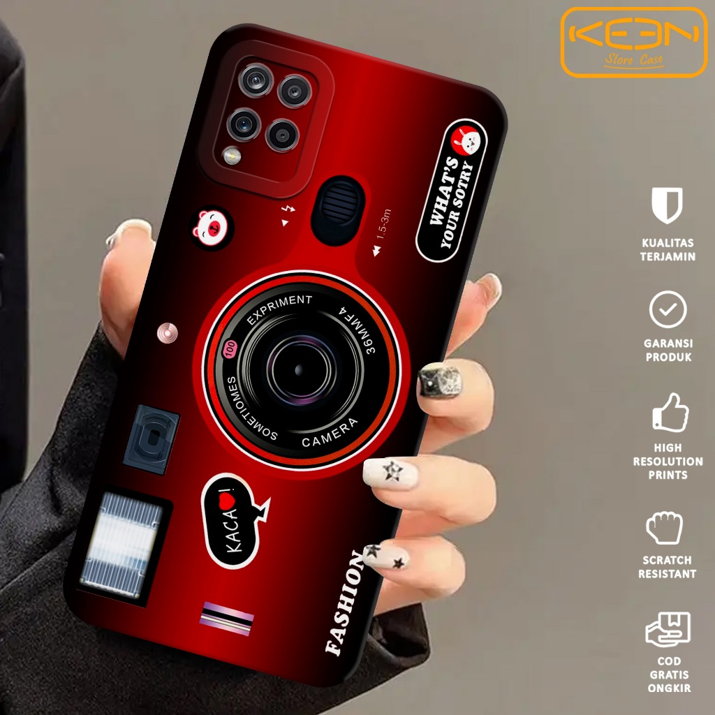 Case Samsung A12/M12 - Softcase Samsung A12/M12 Case Procamera Motif Camera - Casing Hp Samsung A12/