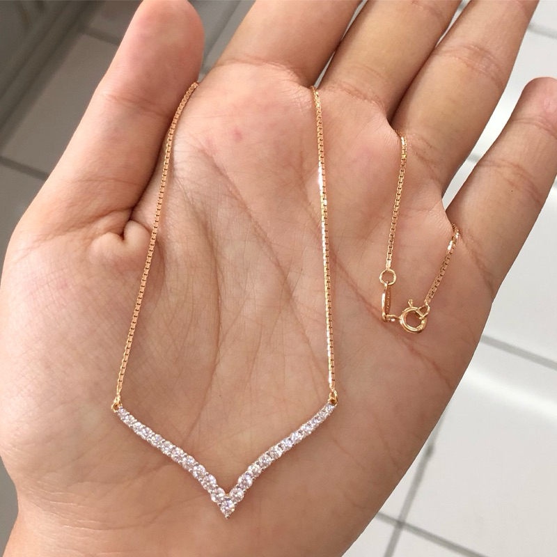 P6- KALUNG AUREL ITALY UBS 3.8GR KADAR 375 PANJANG 40CM