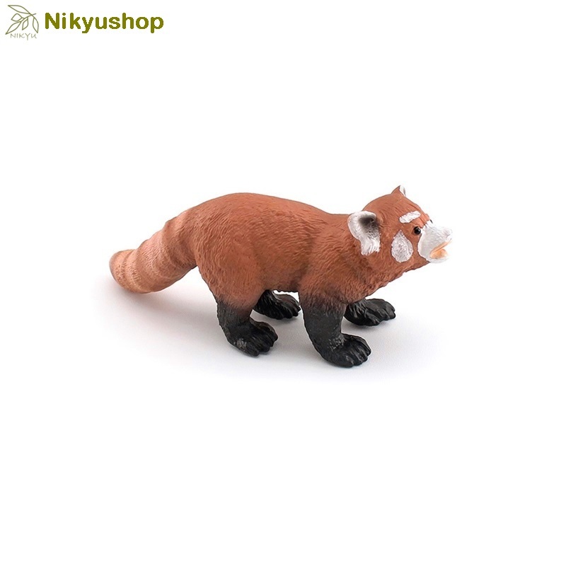 [Nikyushop] Mainan Edukasi Pajangan Miniatur Hewan Panda Merah Red Panda Animal Figure
