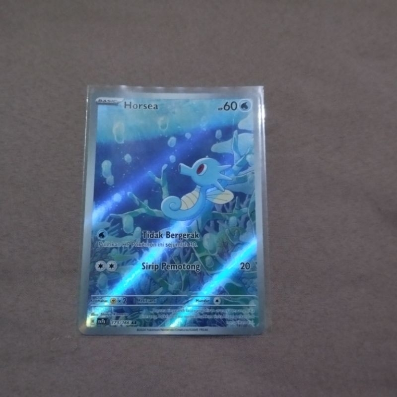 POKEMON TCG Horsea AR SV7s Bimbingan Rasi