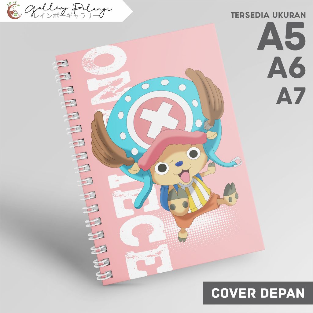 

Notebook Spiral A5 A6 A7 Japan Anime One Piece Tony Tony Chopper