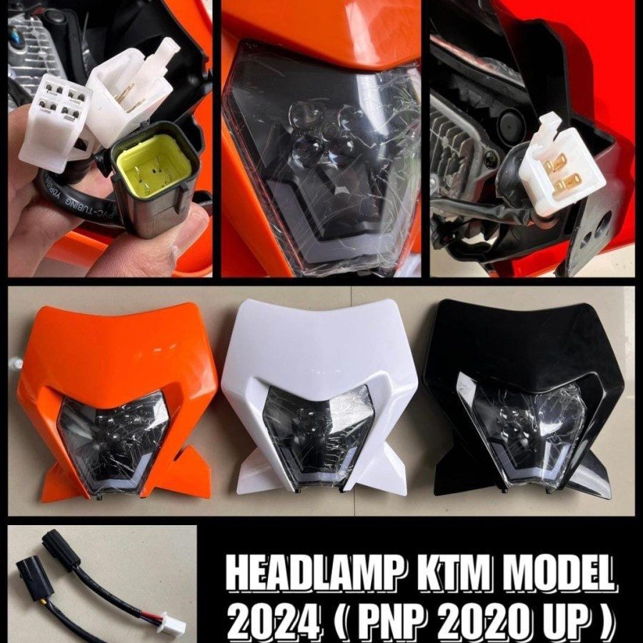 HEADLAMP KTM MODEL 2024 PNP 2020 HEADLAMP KTM 2024 PNP