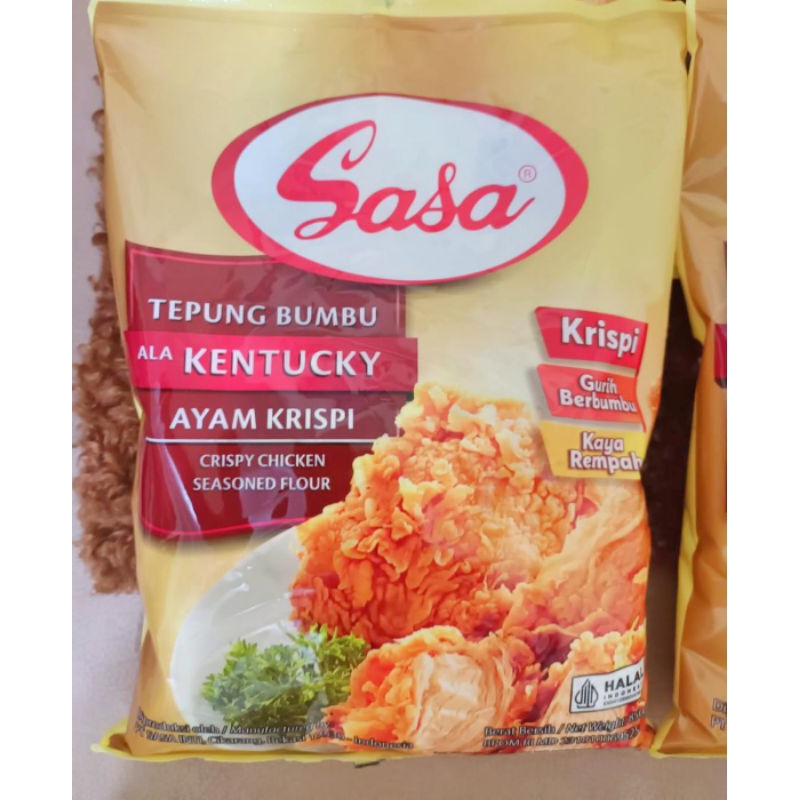 

SASA TEPUNG BUMBU AYAM KRISPY ALA KENTUCKY 850 GRAM TEPUNG BUMBU SASA ALA KENTUCKY