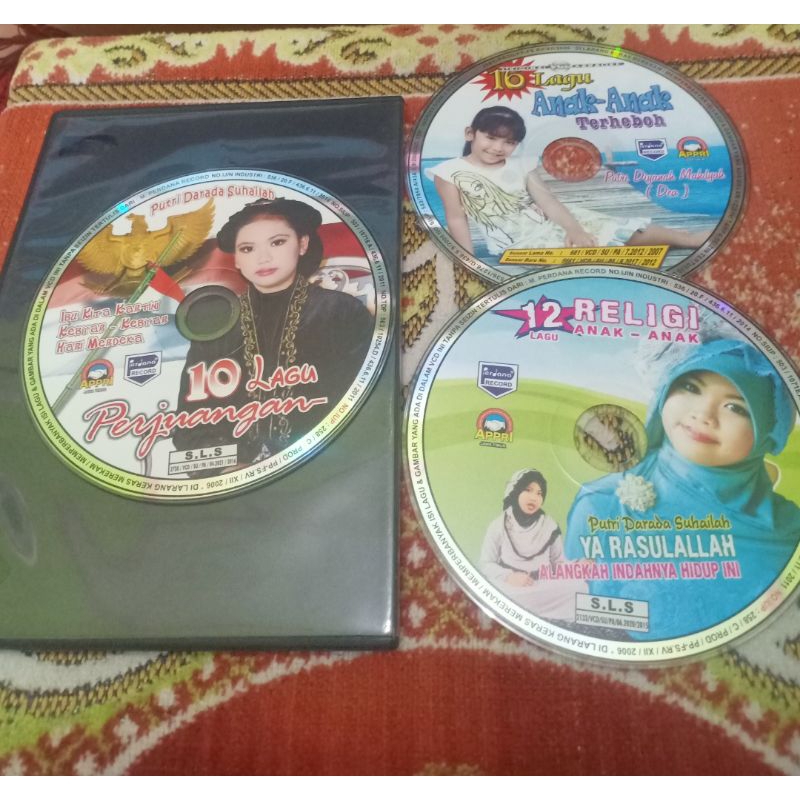 KASET VCD LAGU ANAK" PERJUANGAN,16 LAGU ANAK" TERPOPULER,12 LAGU RELIGI ANAK TANPA COFER BONUS BOX