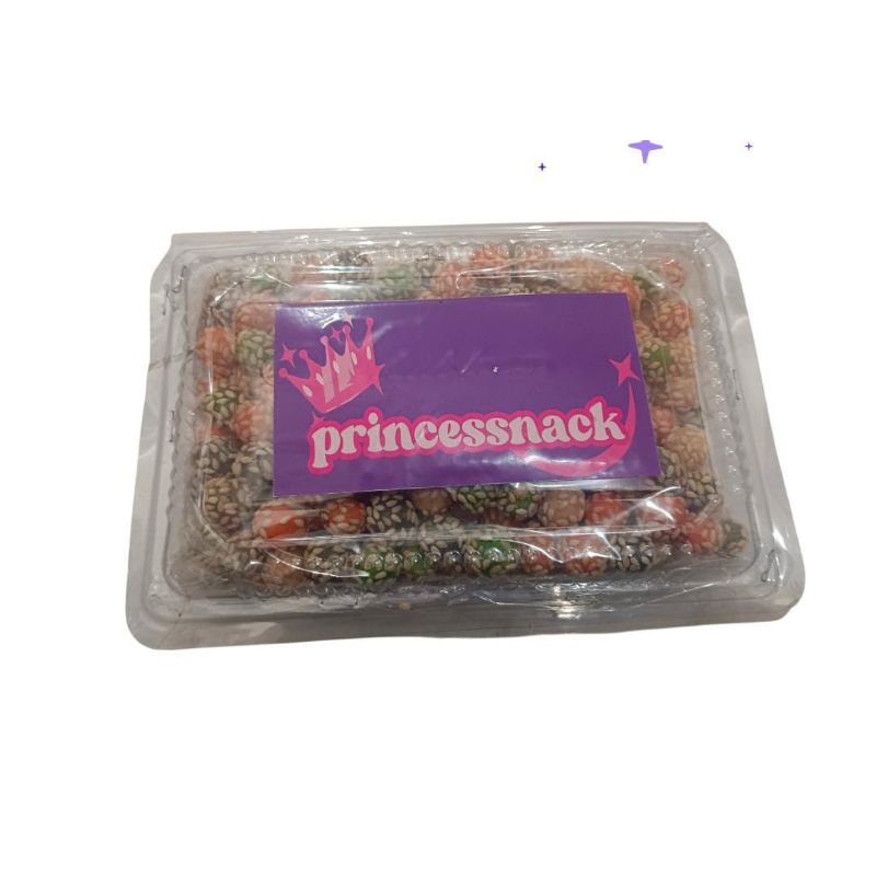 

camilan Princes snack keciput rainbow kemasan mika 200gr homemade