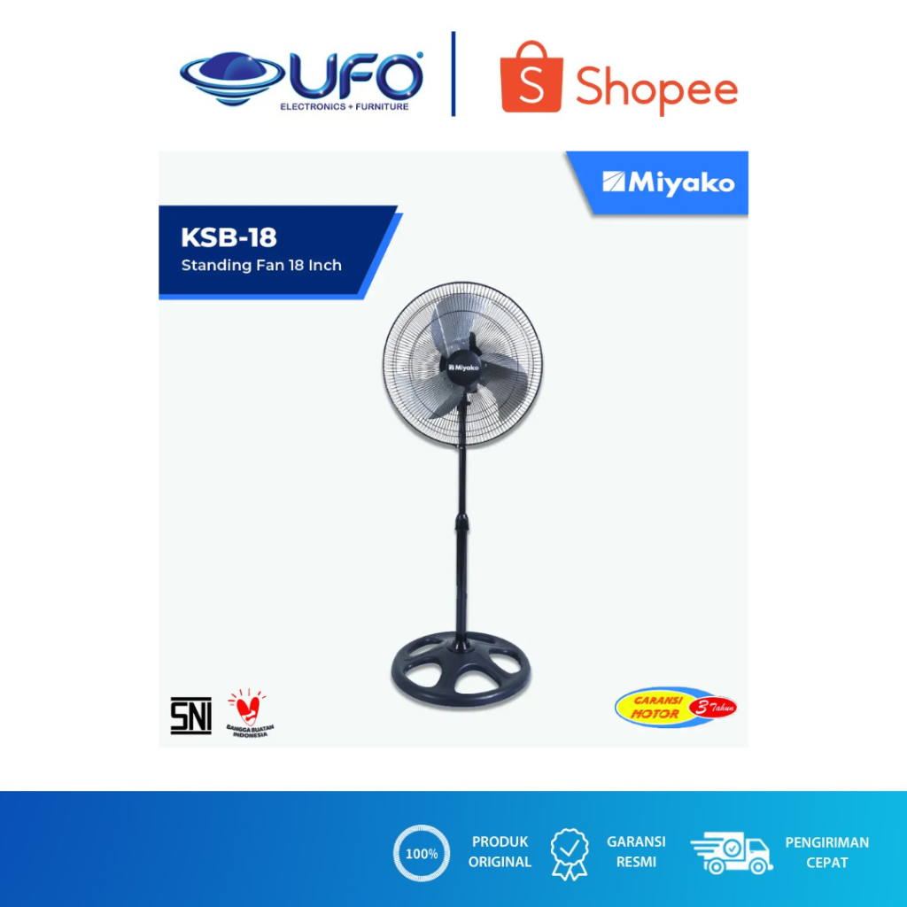 MIYAKO KIPAS ANGIN  KSB18