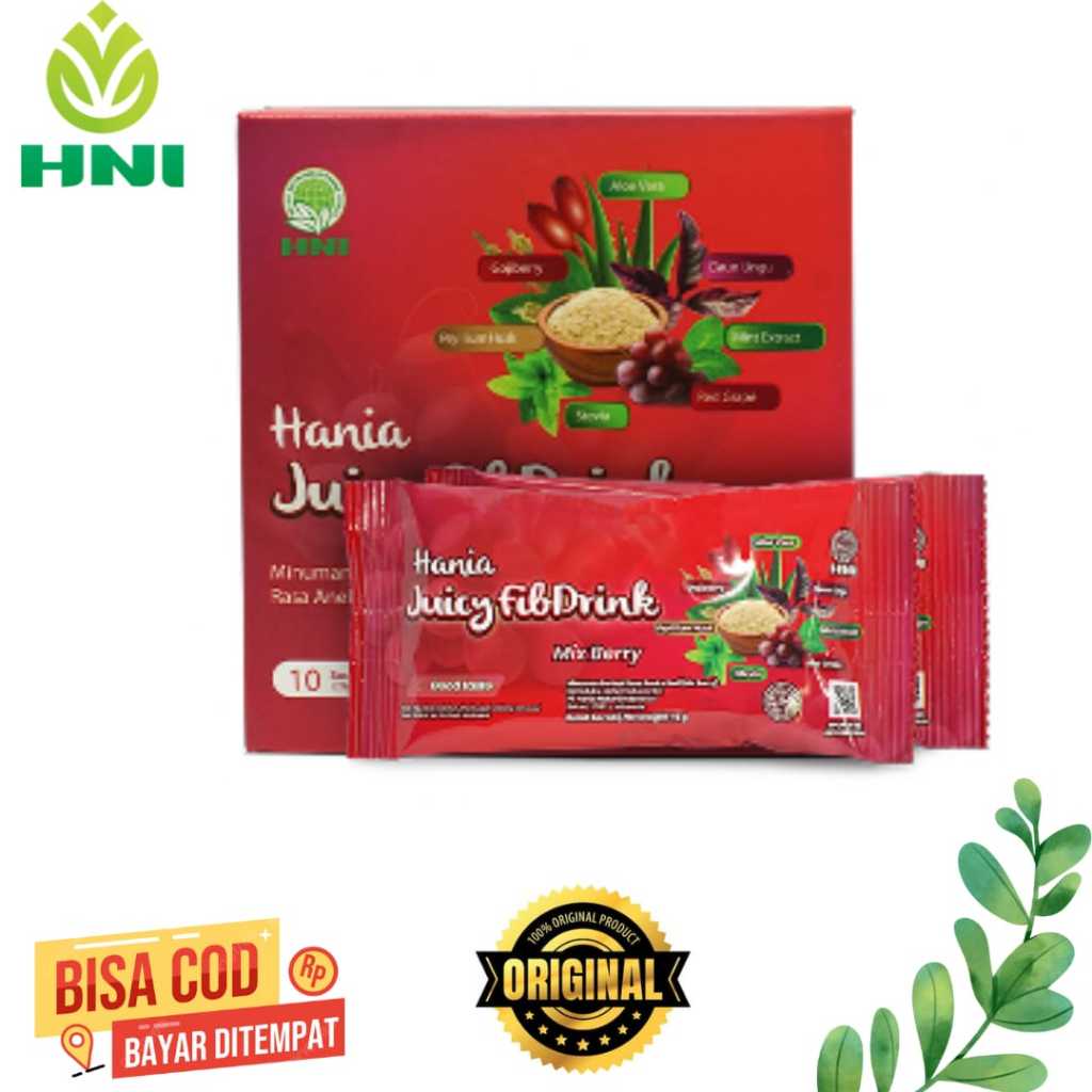 

HNI HPAI Hania Juicy FibDrink Minuman Serbuk Membantu Menghilangkan Lemak Dalam Usus