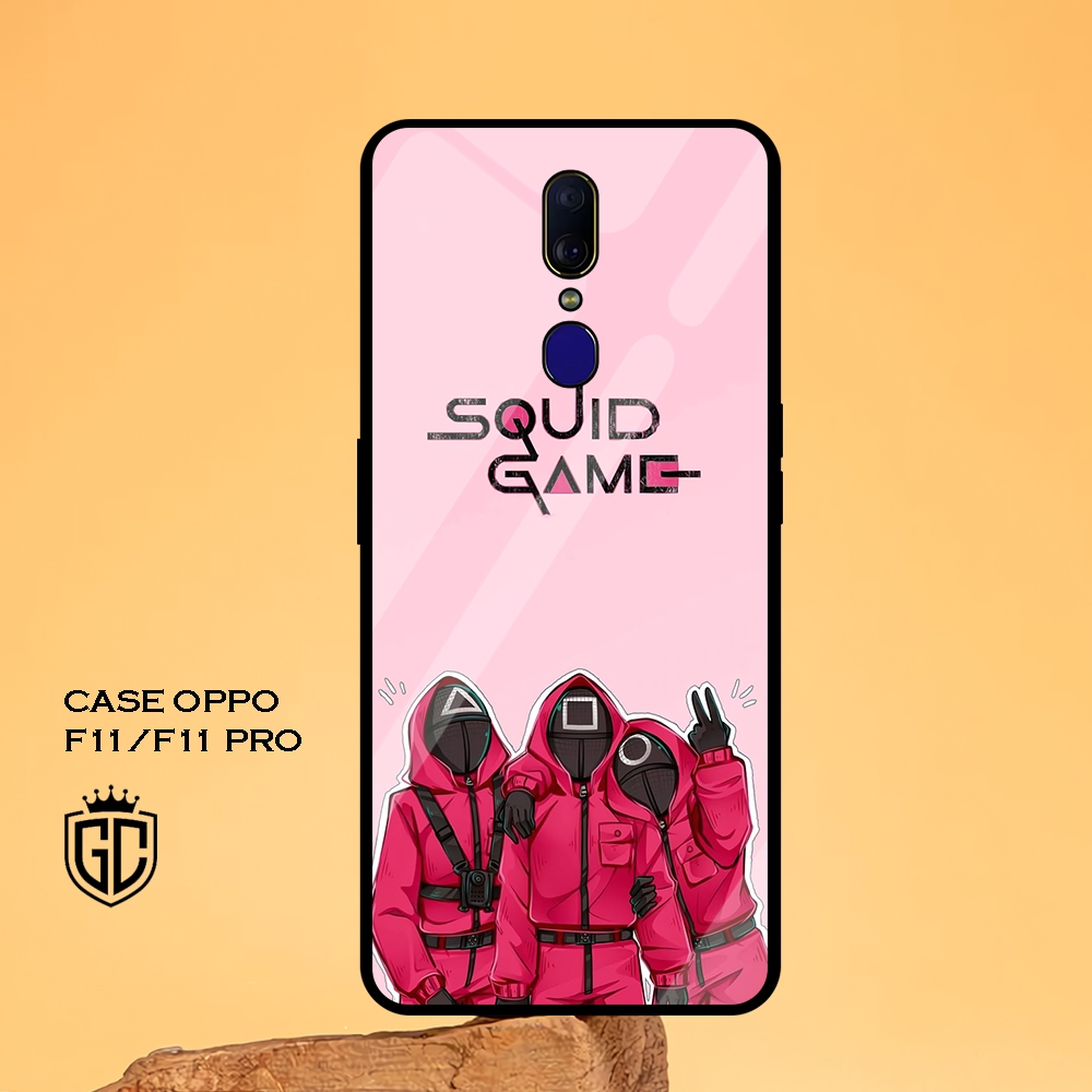 [CM63]  Case Glossy Case | OPPO F11 | OPPO F11 PRO | CASE KEKINIAN LUCU |  Casing Hp Kilau Motif SQU