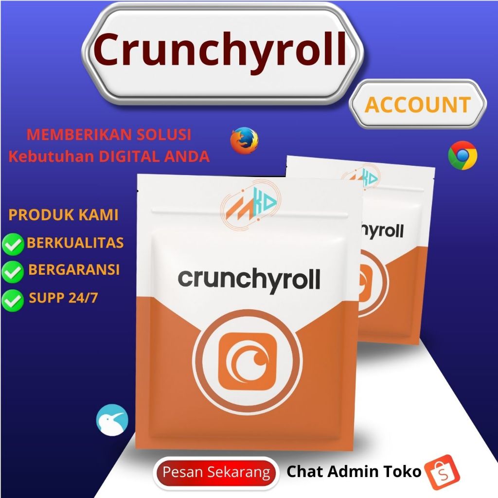 CRUNCHYROLL PREM| CRUNCHYROLL ACCOUNT | CRUNCHYROLL SHARING ACCOUNT 1 BULAN