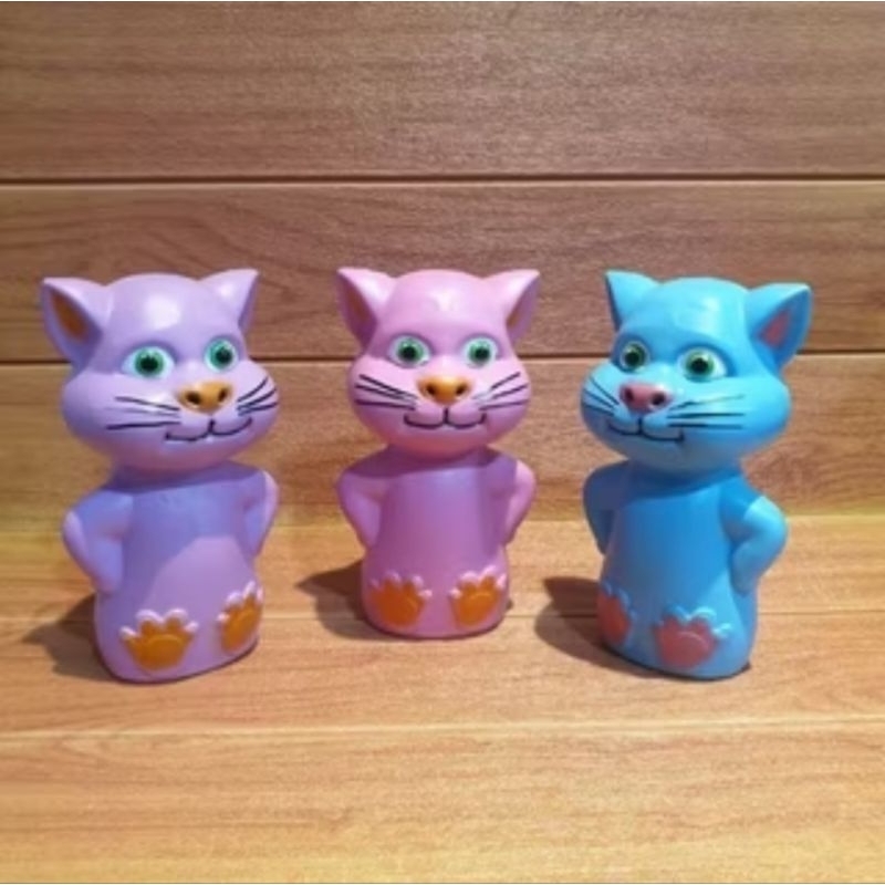 Celengan Kucing TOM Yakult Lucu Unik Souvenir Celengan Plastik Tebal Murah