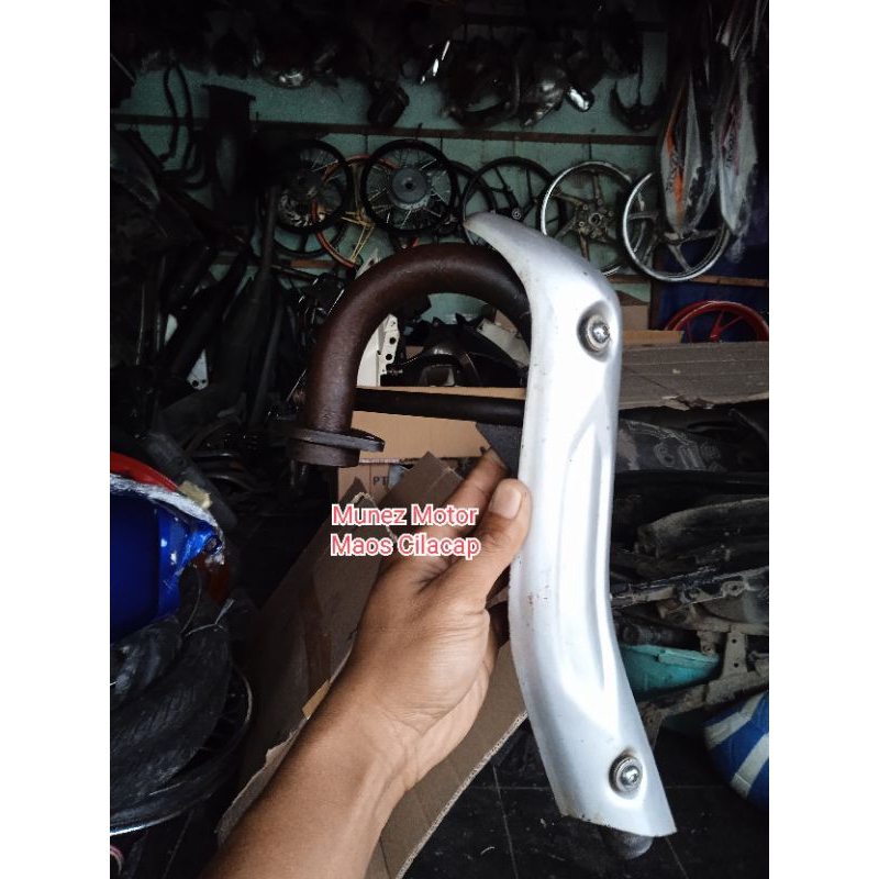 Header Knalpot Klx Original / Leheran knalpot klx original