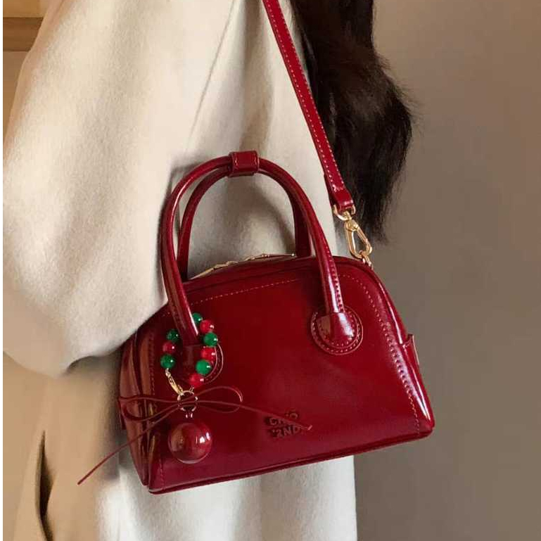 Premier bags Speedy modern chio merah ganci kelereng