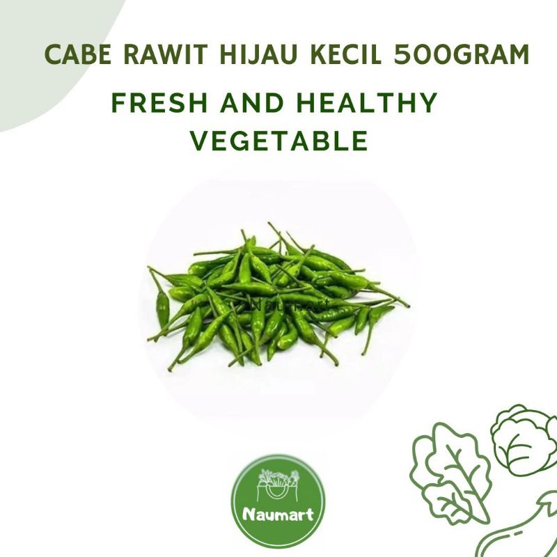 

CABE RAWIT IJO 500GRWM | 1KG FRESH