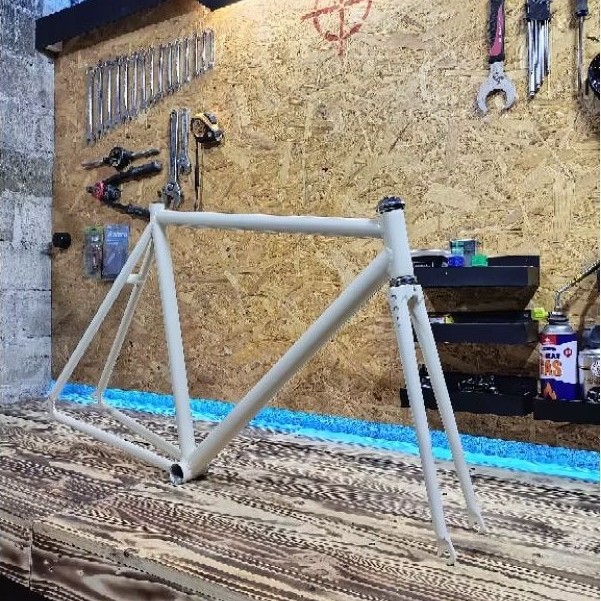 frameset / frame + fork sepeda fixie classic