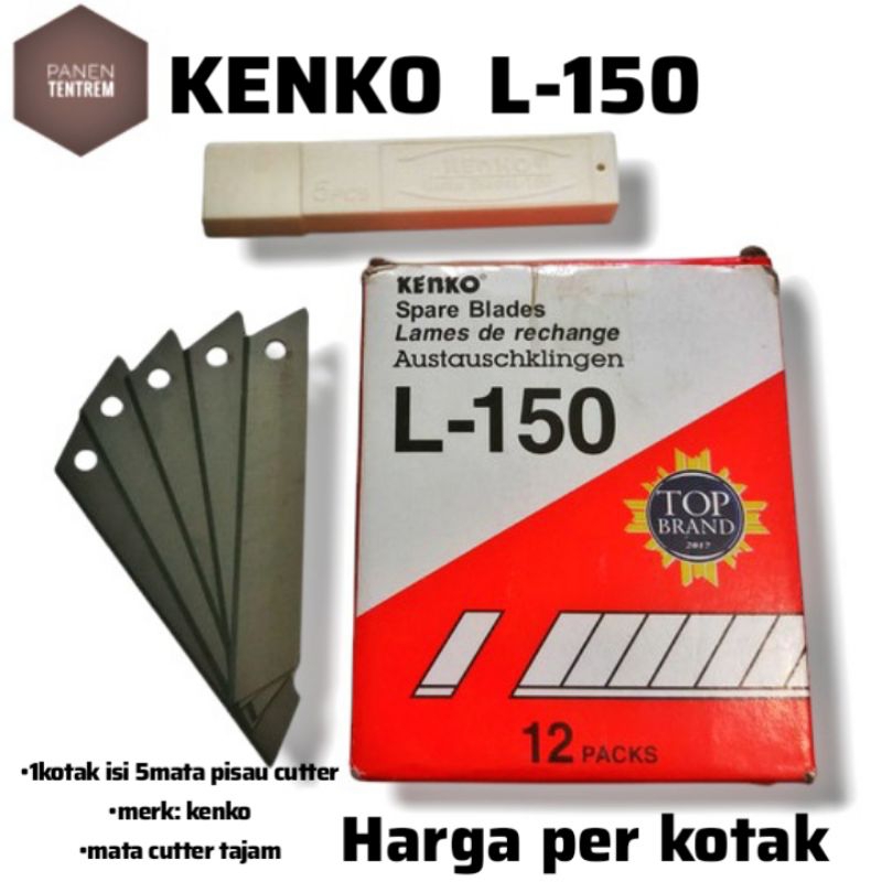 

isi pisao revil cutter kenko L150 18mm besar