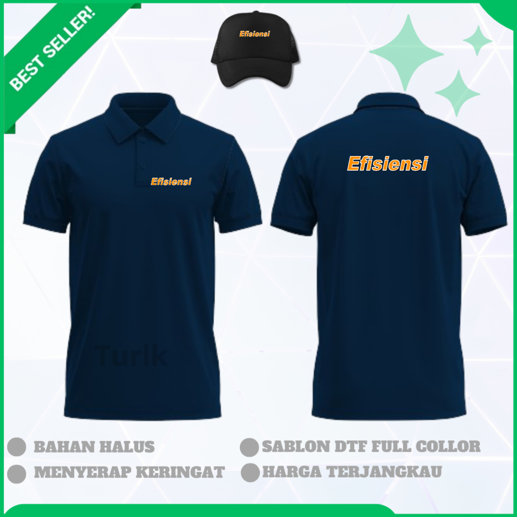 Baju Bus Efisiensi Poloshirt Bus Efisiensi Custom