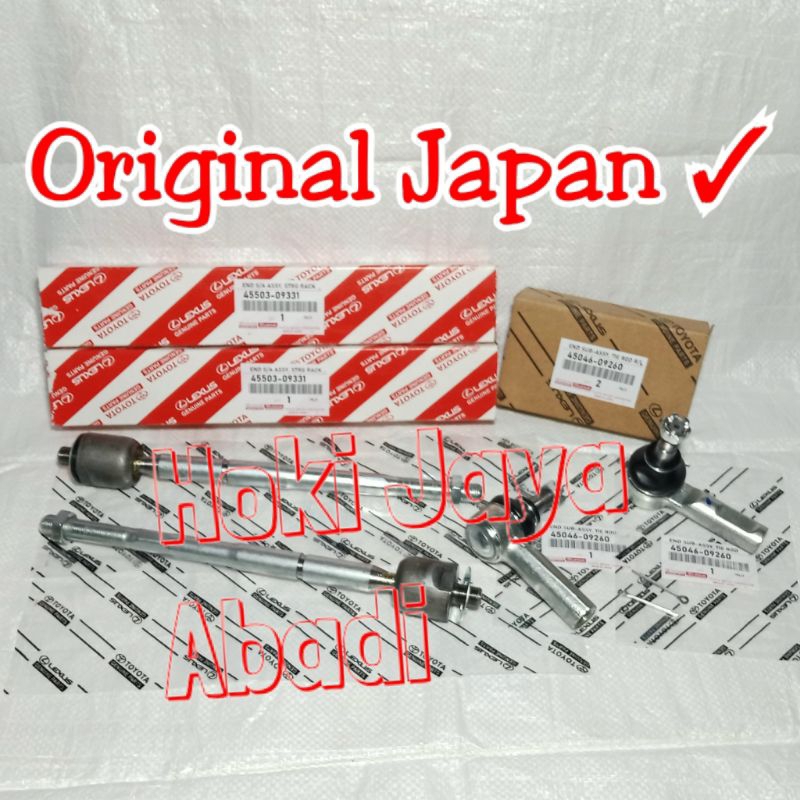 Sepaket Rack end  Long tie rod + Tie rod end Kijang Innova Inova Bensin Diesel Hilux Vigo Single Cab