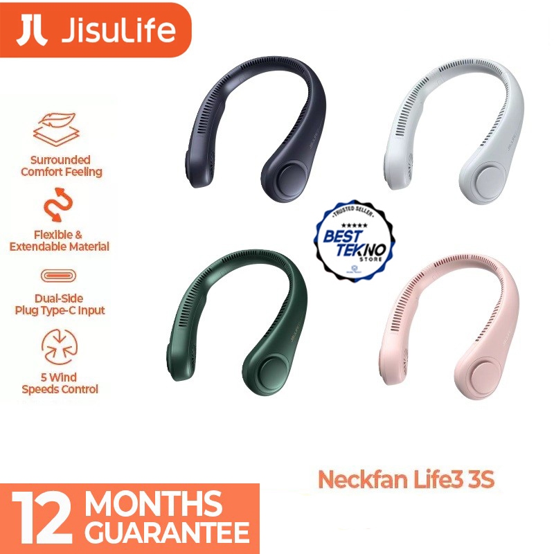 Kipas Angin Leher JISULIFE Life3 Neck Fan Portable Mini