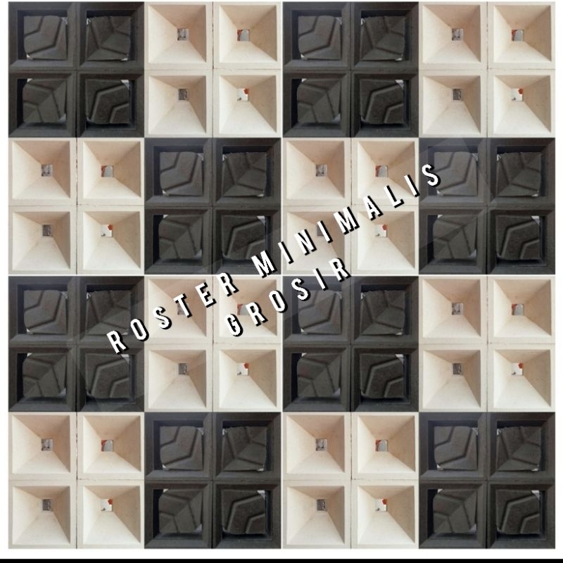 ROSTER MINIMALIS, roster boton minimalis, roster boton abu dan putih