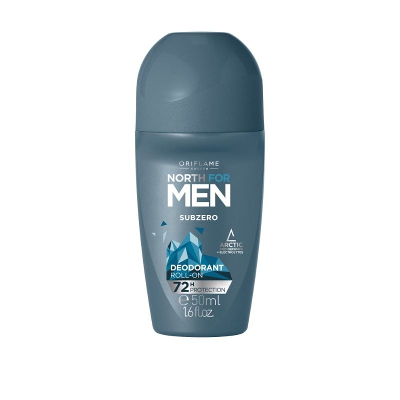 Deodoran Pria Oriflame North For MenSubzero Deodorant Roll-on
