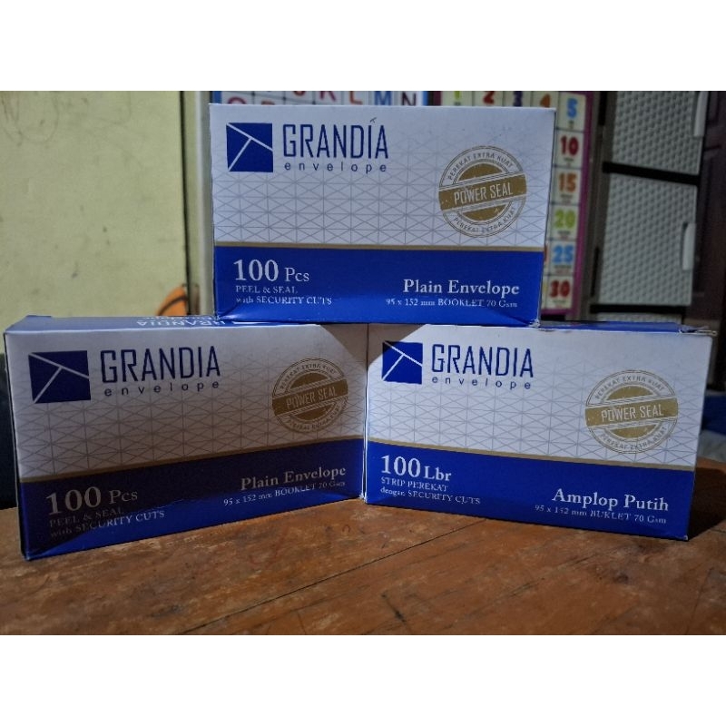 

Amplop Putih Perekat 95 × 152 mm isi 100 pcs