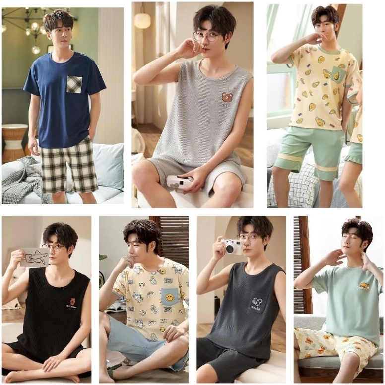 Terbaru Baju setelan piyama pria importPiyama setelan lakilaki