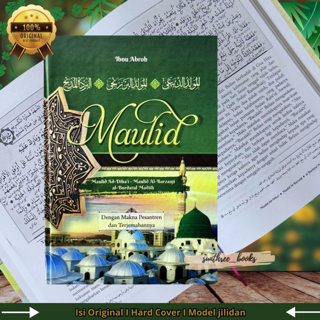 Terjemah maulid diba' lengkap makna pesantren | kitab makna | buku terjemah