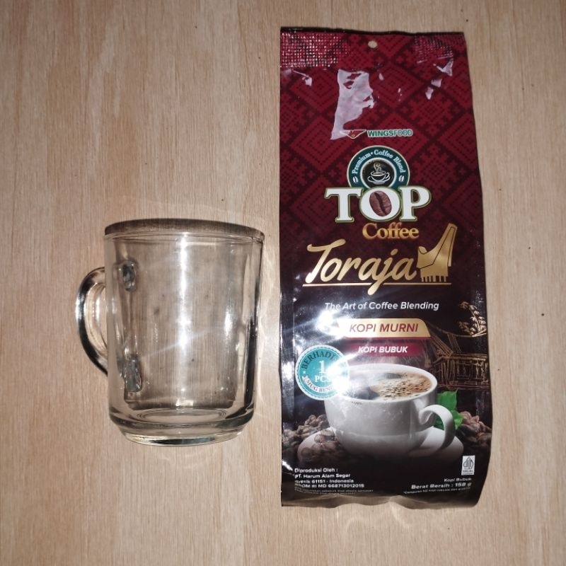 

Top Coffee Toraja 158g + Gratis Gelas