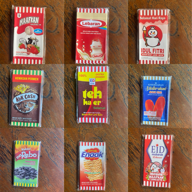 

Amplop lebaran permen isi 10