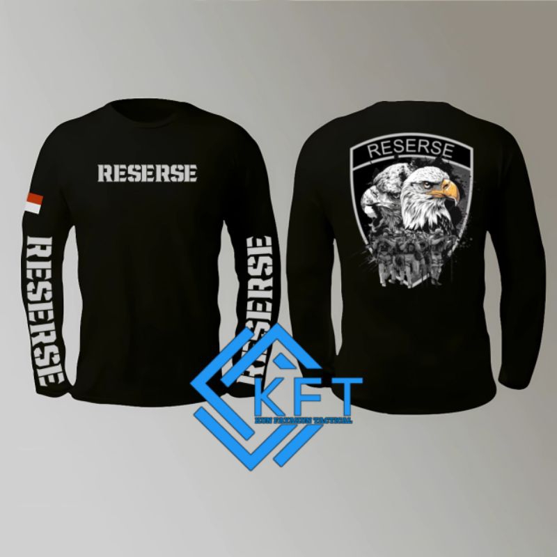 BAJU KAOS ATASAN RESERSE / RESKRIM / BARESKRIM POLRI / LENGAN PANJANG / LENGAN PENDEK WARNA HITAM