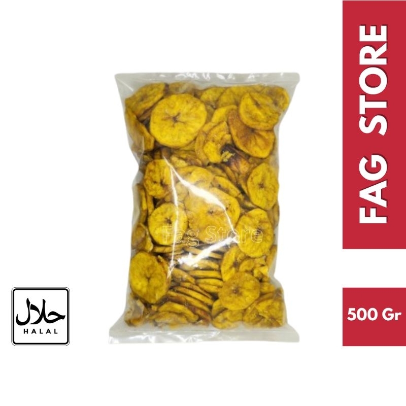 

500 Gram Keripik Pisang Manis Aroma Nangka Bulat