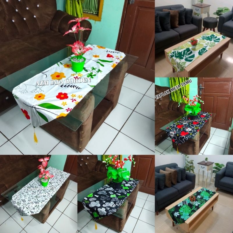sofa ruang tamu /Taplak meja / taplak meja tamu panjang 120 cm Taplak Meja aesthetic ruang tamu / ta